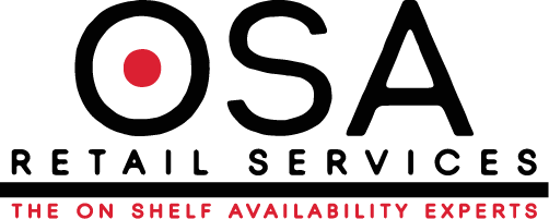 On Shelf Availability Retail Services (O.S.A.) Logo
